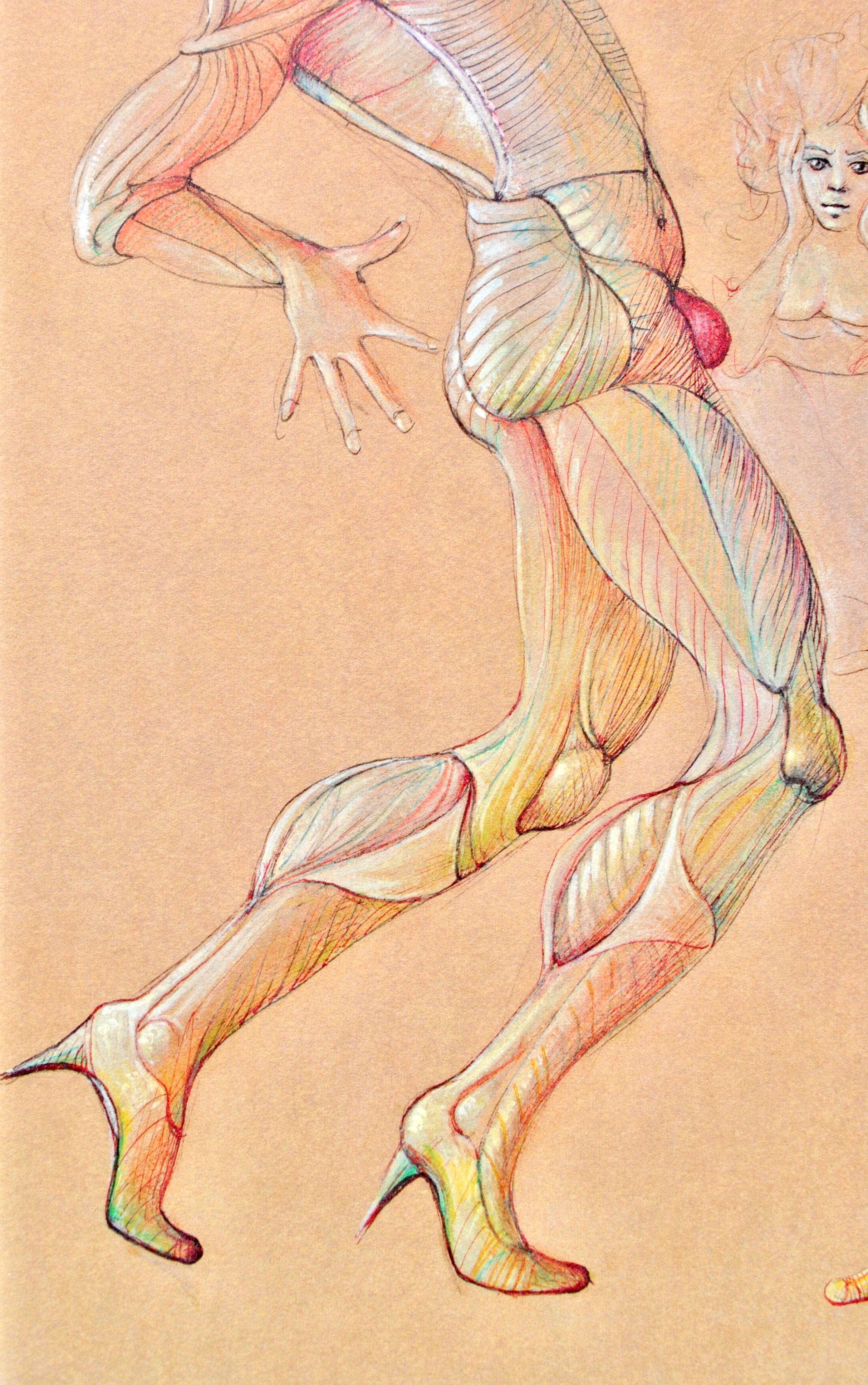 Fini, Composizione, Fruits de la Passion, XXe siècle (dopo) - Figurative Print Arancia di Leonor Fini