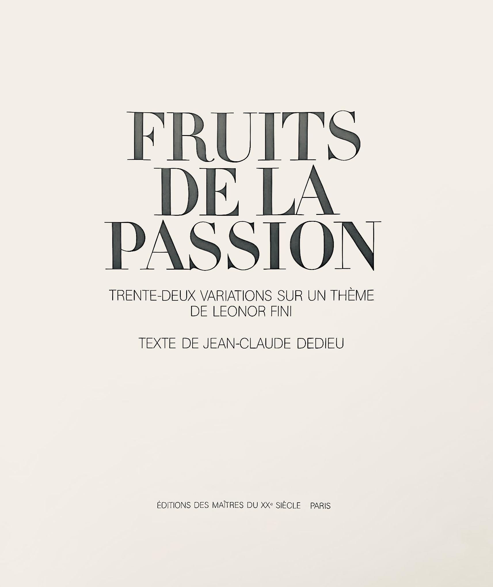 Fini, Composizione, Fruits de la Passion, XXe siècle (dopo) in vendita 1