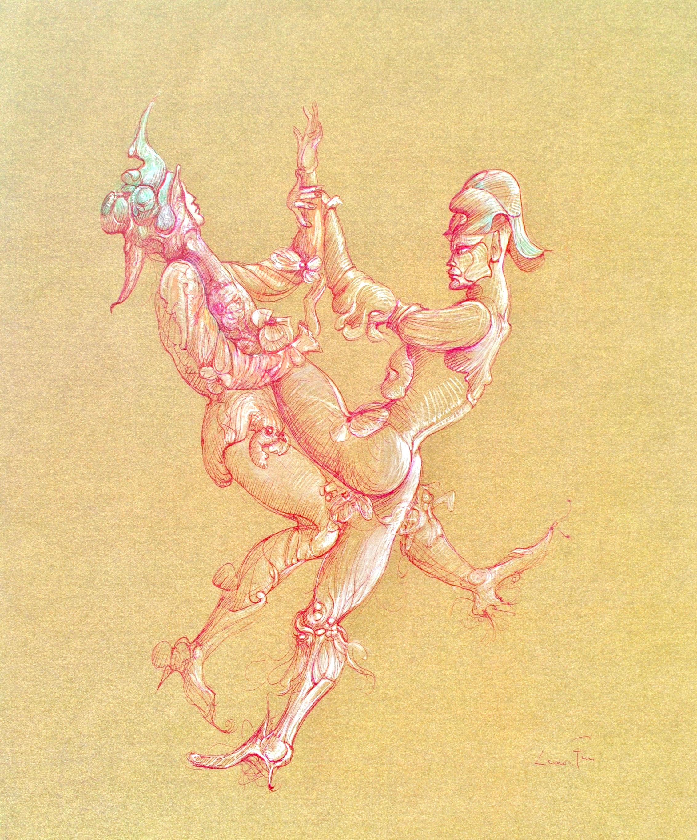 Landscape Print di Leonor Fini - Fini, Composizione, Fruits de la Passion, XXe siècle (dopo)