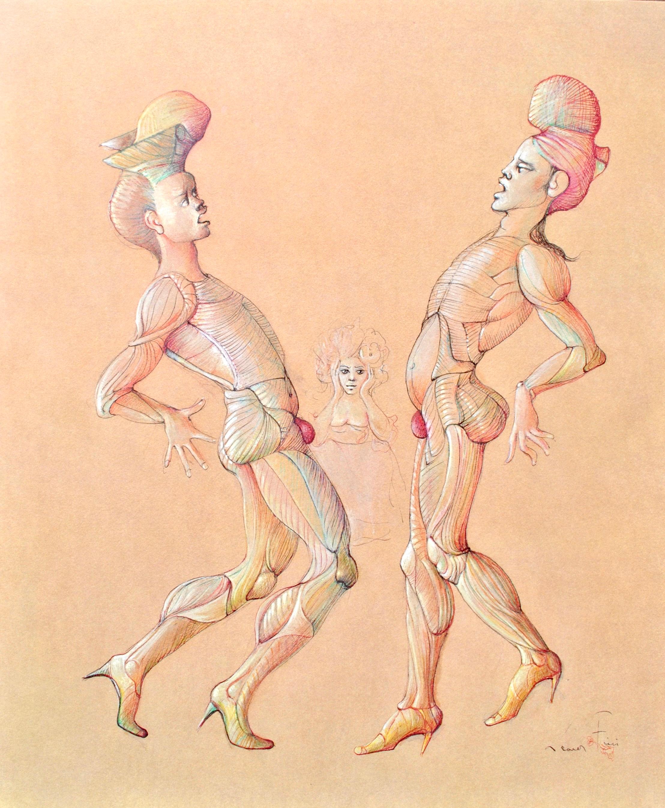 Figurative Print di Leonor Fini - Fini, Composizione, Fruits de la Passion, XXe siècle (dopo)