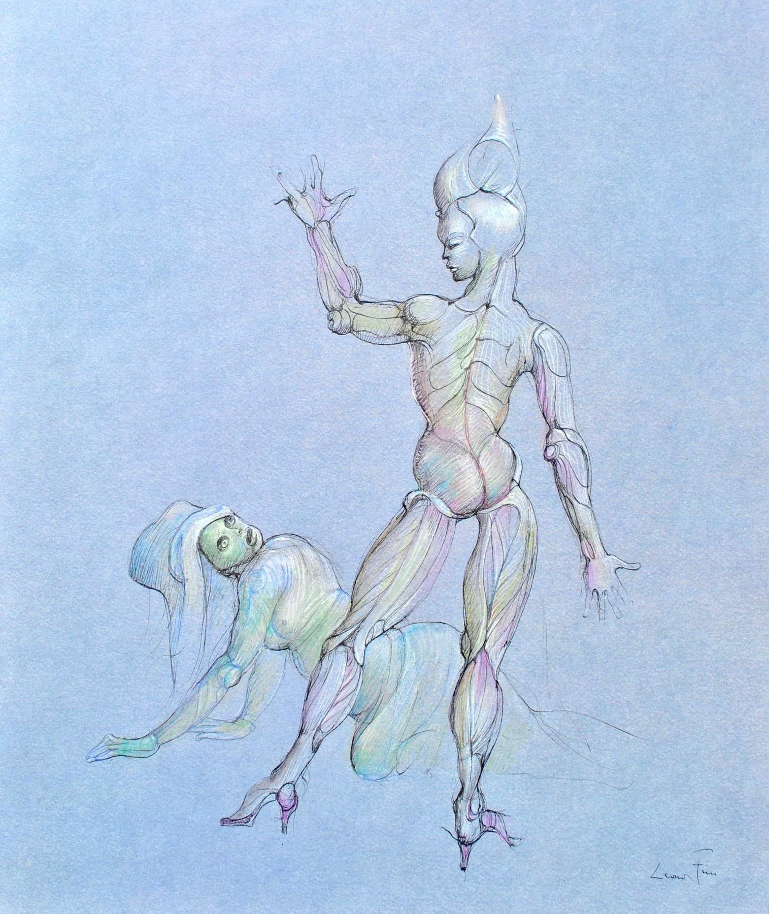 Figurative Print di Leonor Fini - Fini, Composizione, Fruits de la Passion, XXe siècle (dopo)