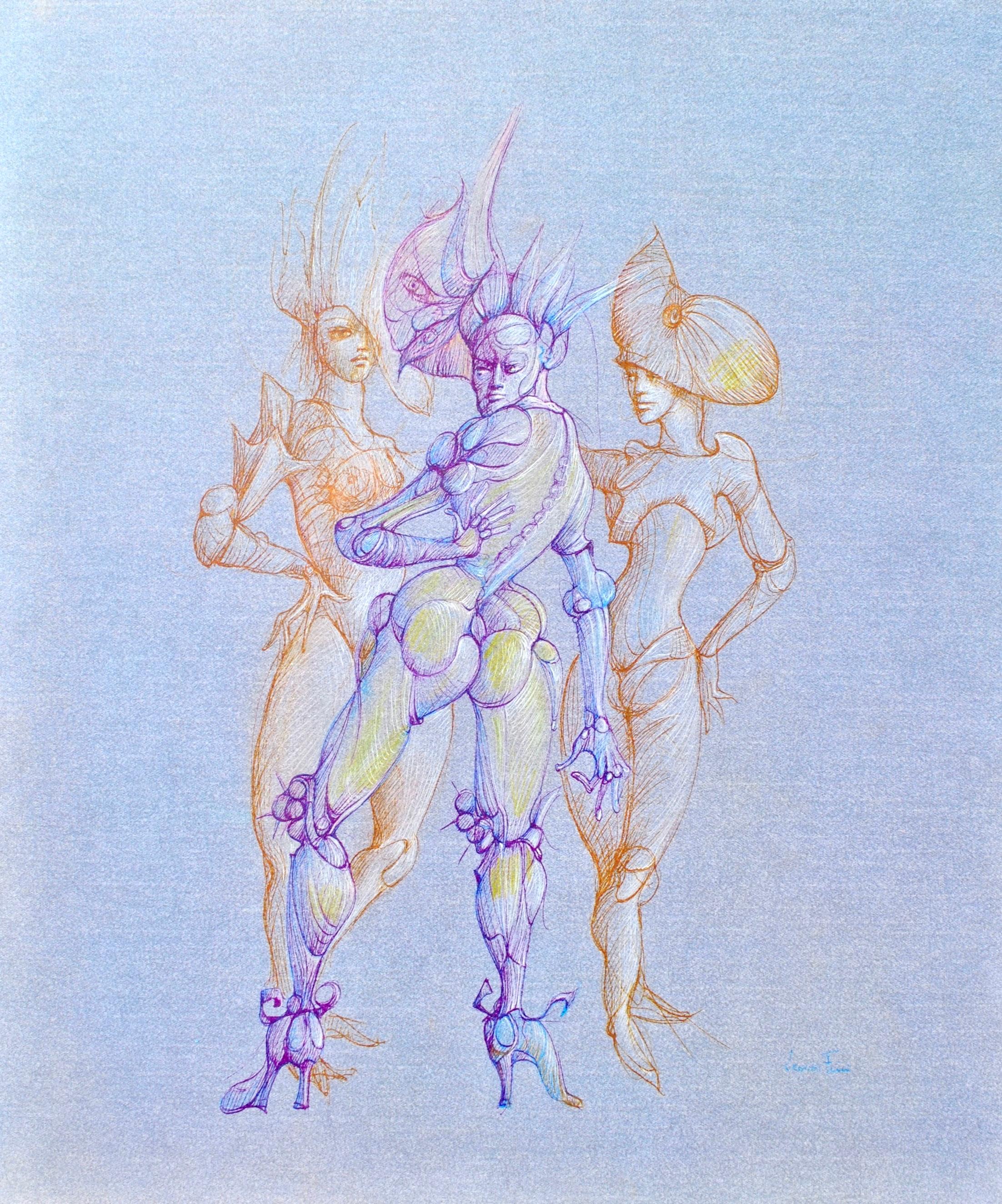 Figurative Print di Leonor Fini - Fini, Composizione, Fruits de la Passion, XXe siècle (dopo)