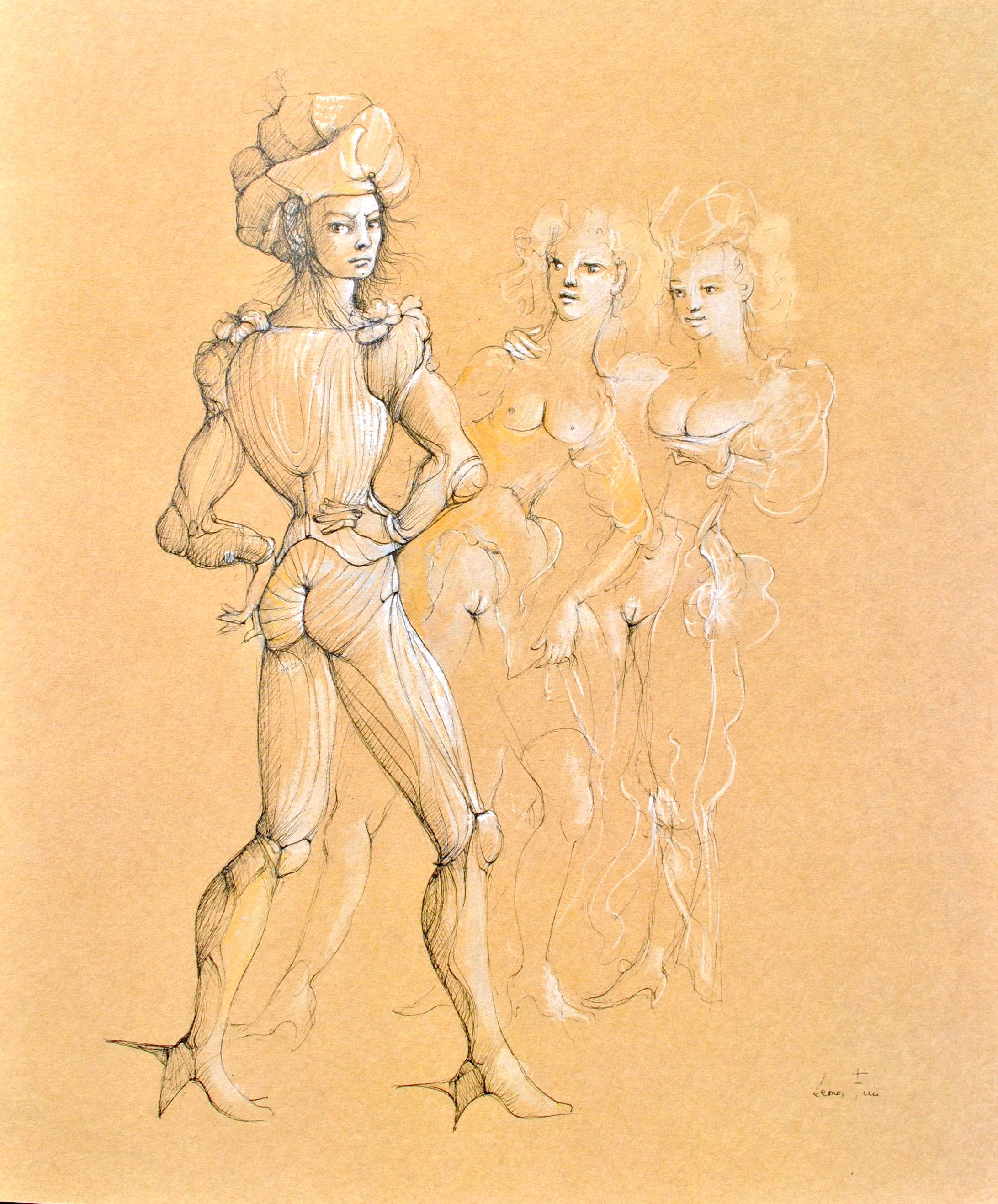 Figurative Print di Leonor Fini - Fini, Composizione, Fruits de la Passion, XXe siècle (dopo)