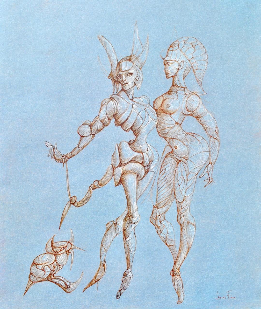 Landscape Print di Leonor Fini - Fini, Composizione, Fruits de la Passion, XXe siècle (dopo)