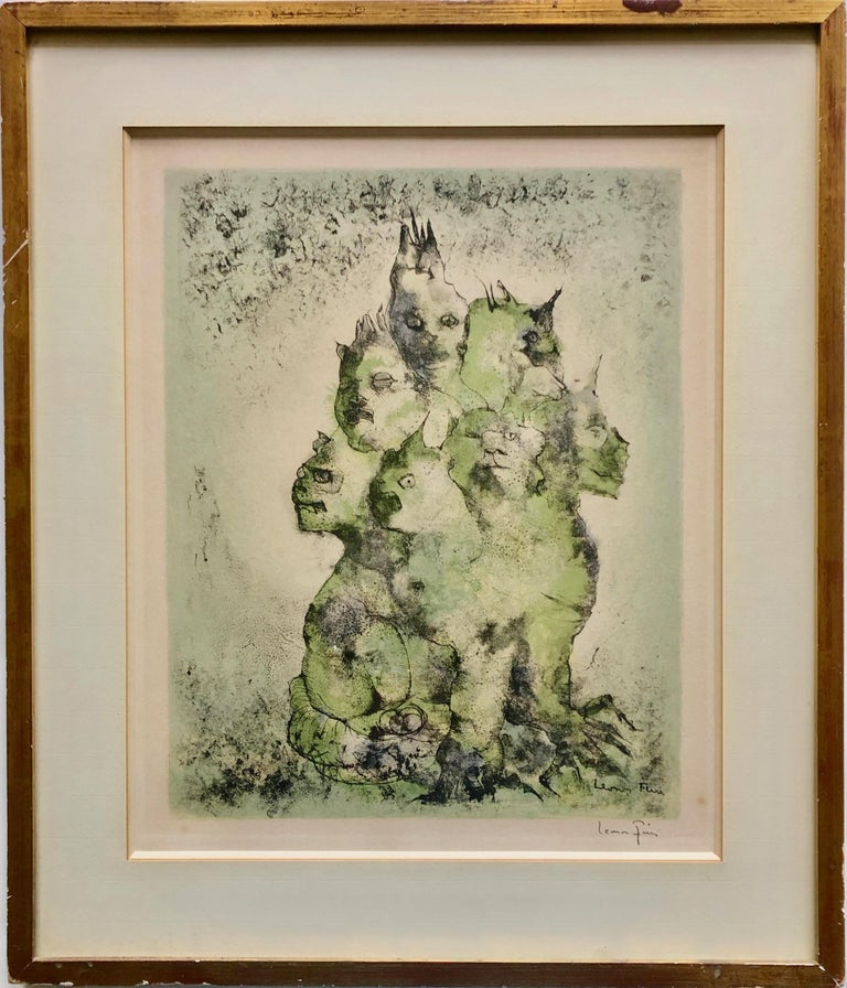 Leonor Fini Framed Leonor Fini Lithograph, 7 Fantastic