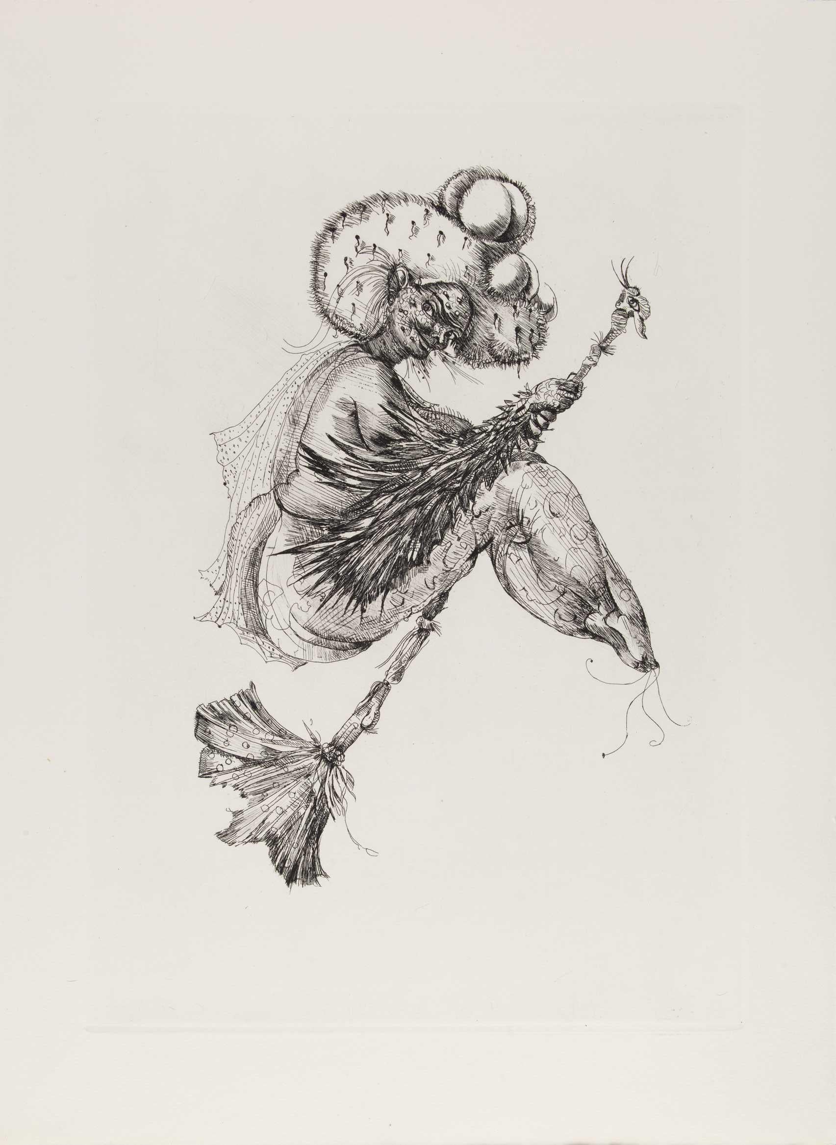 Leonor Fini Portrait Print - Klévak