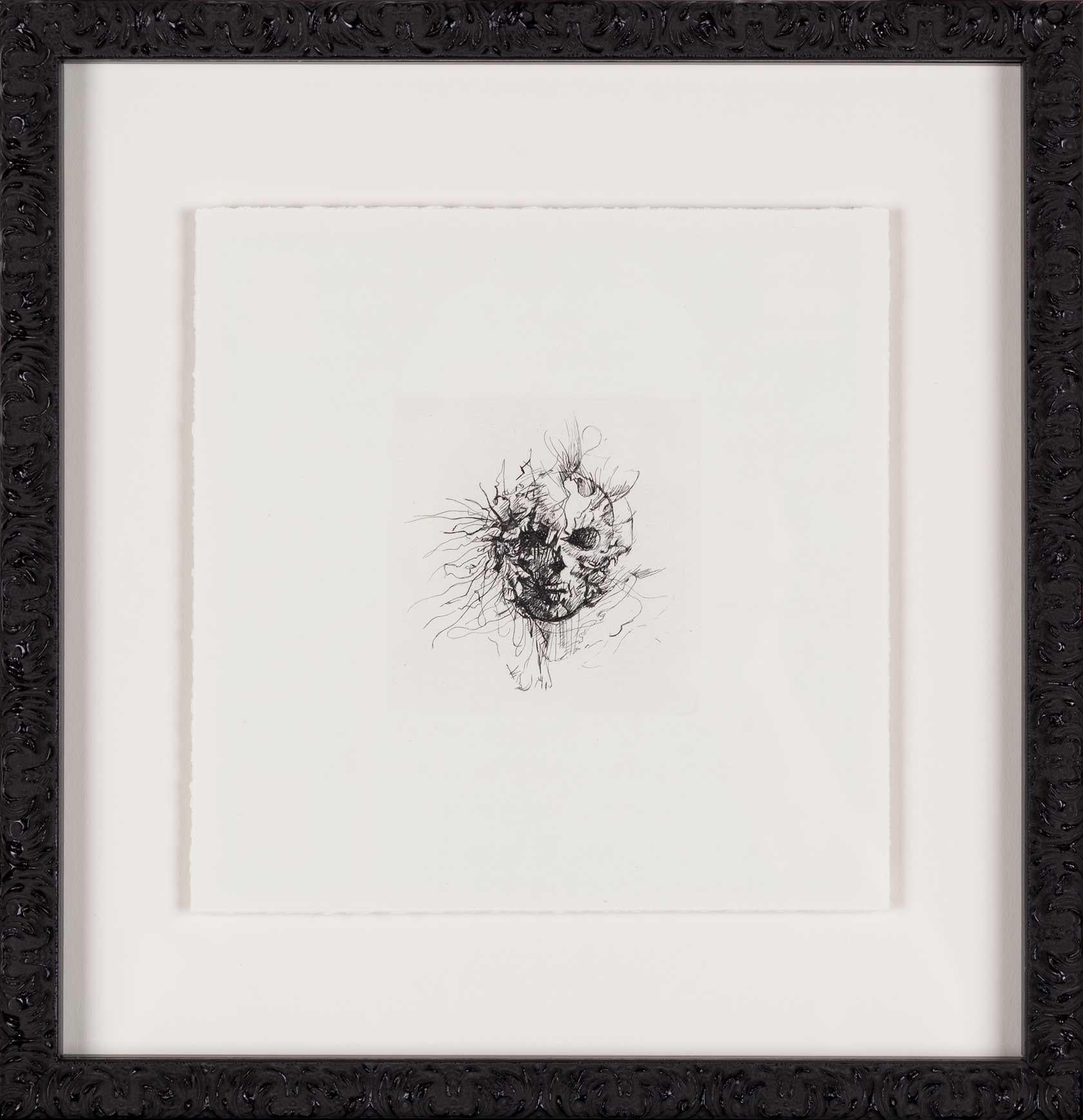 Leonor Fini Portrait Print - Le Tête III