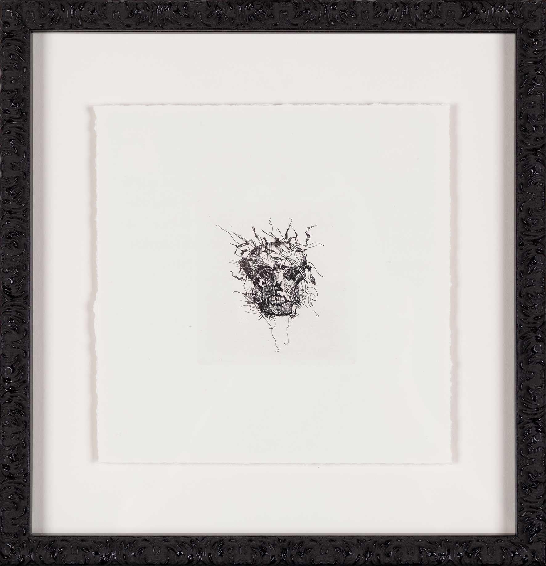 Leonor Fini Portrait Print - Le Tête V