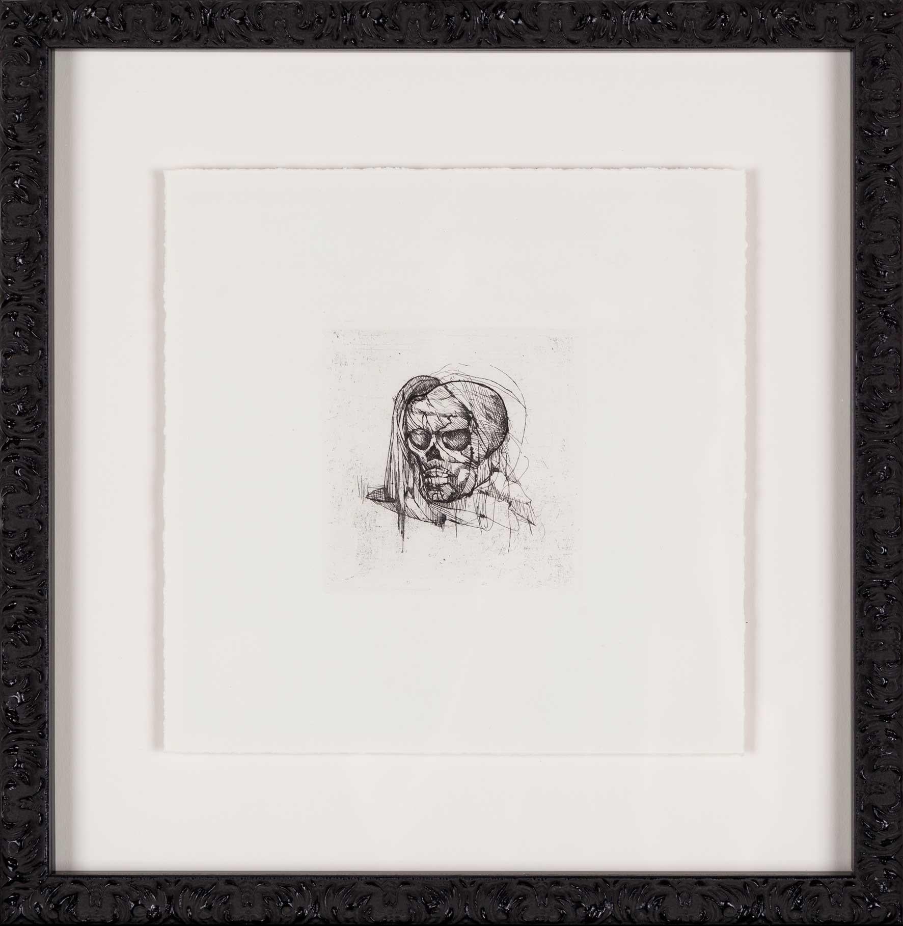 Leonor Fini Portrait Print - Le Tête VII