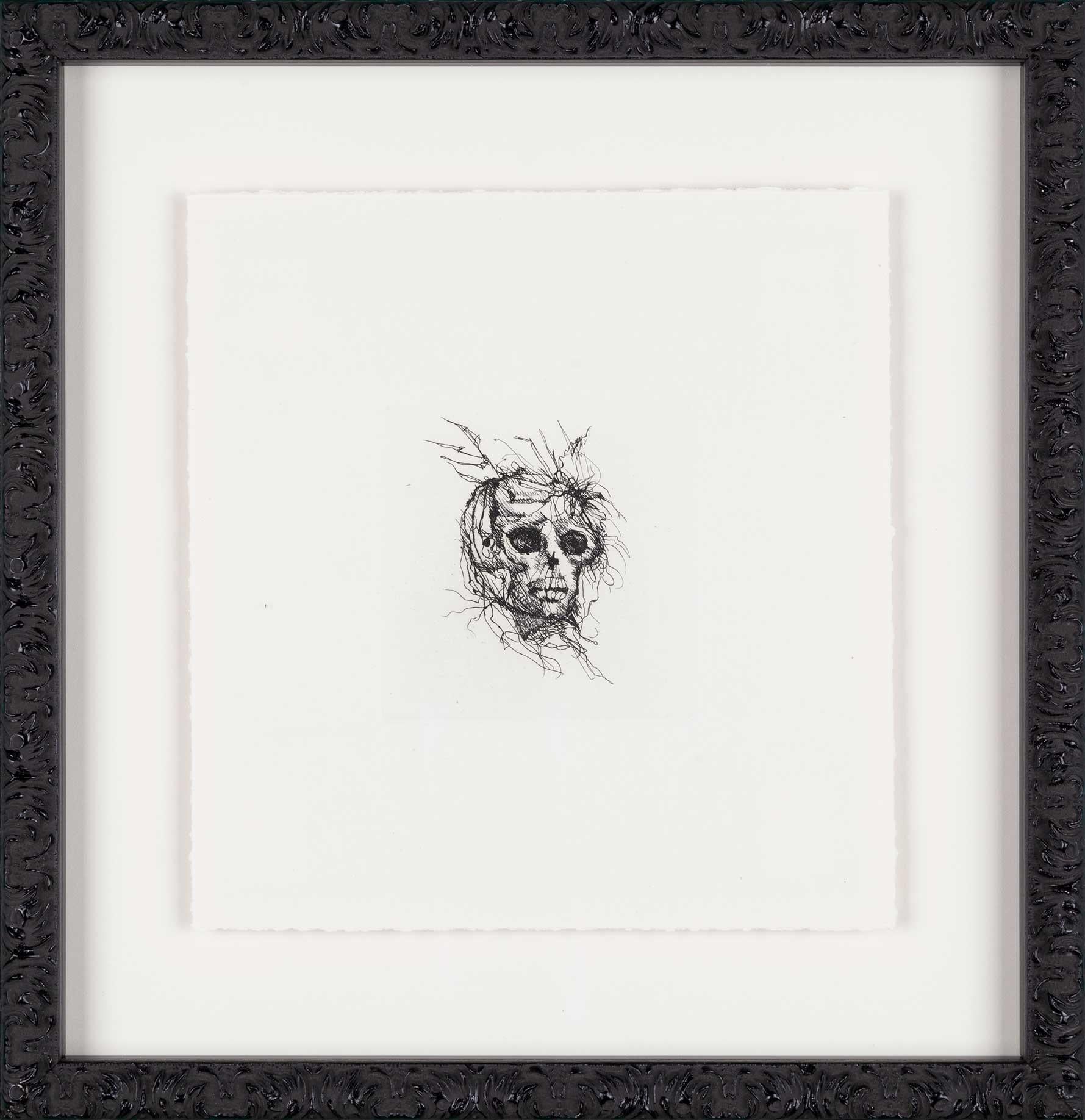 Leonor Fini Portrait Print - Le Tête VIII