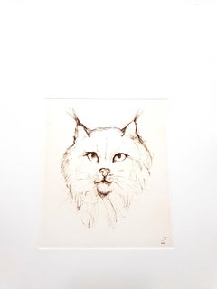 Leonor Fini - Cat - Original Etching