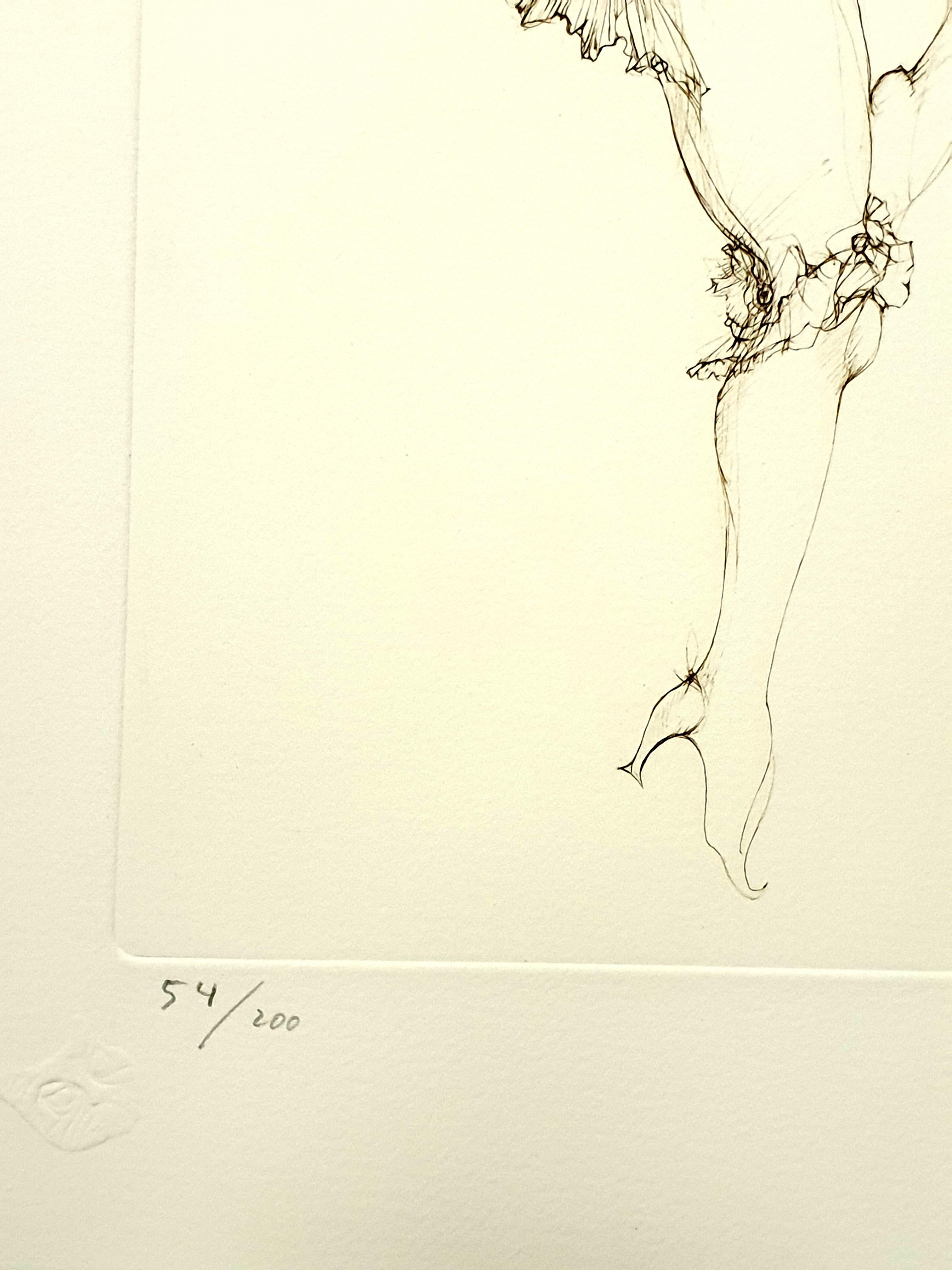 Leonor Fini - Tanzen - Original Handsignierte Lithographie im Angebot 3
