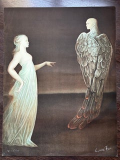 Leonor Fini, Extrême Nuit, rare lithograph on wove paper, 1980