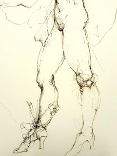 Leonor Fini - Fearless - Lithographie originale signée à la main