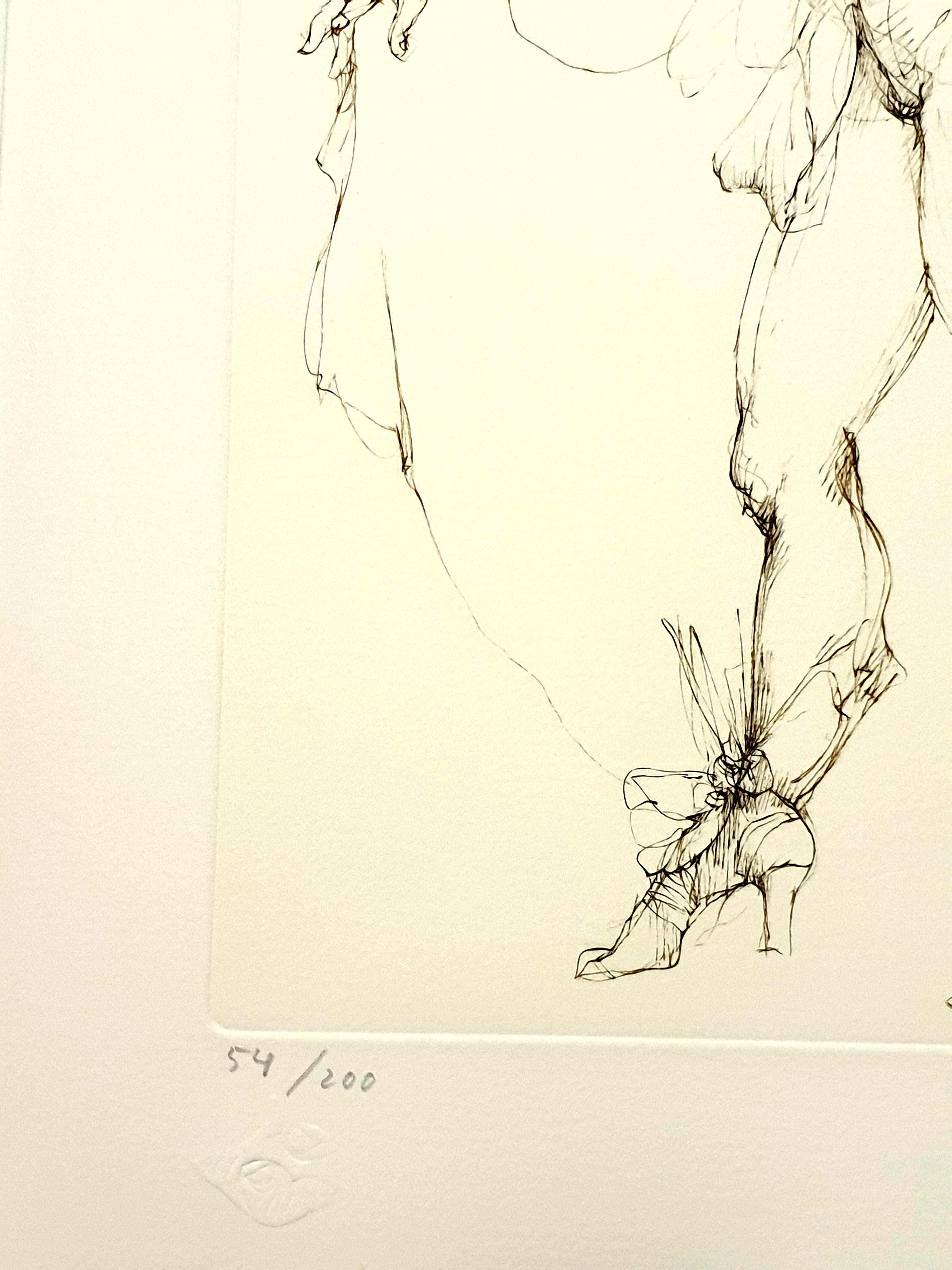Leonor Fini - Fearless - Original Handsigned Lithograph For Sale 3