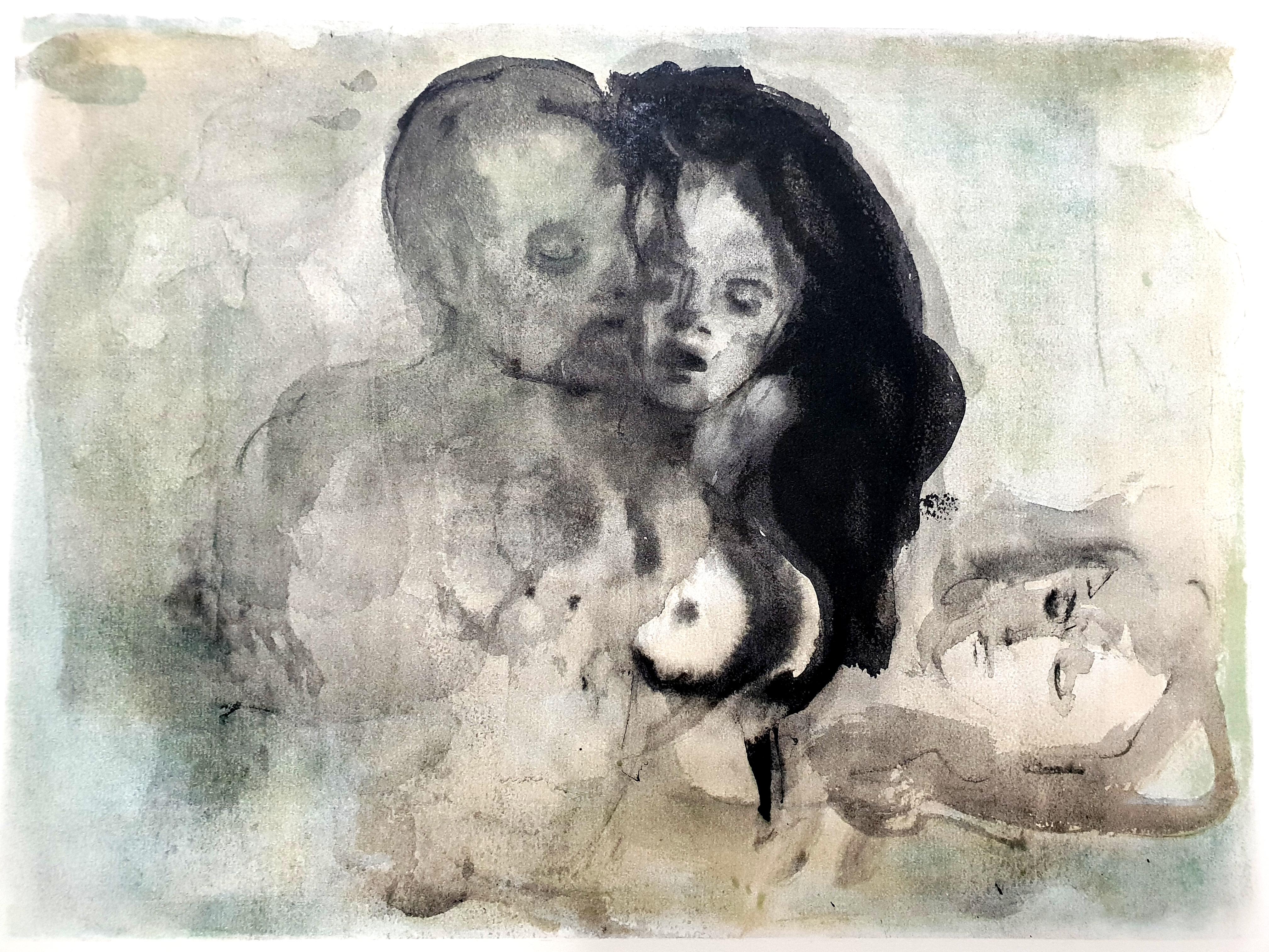 Leonor Fini - Amanti - Litografia originale in vendita 1