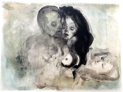 Leonor Fini - Lovers - Lithographie d'origine