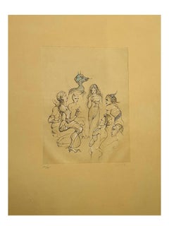 Leonor Fini - Nimphs - Original Handsigned Lithograph