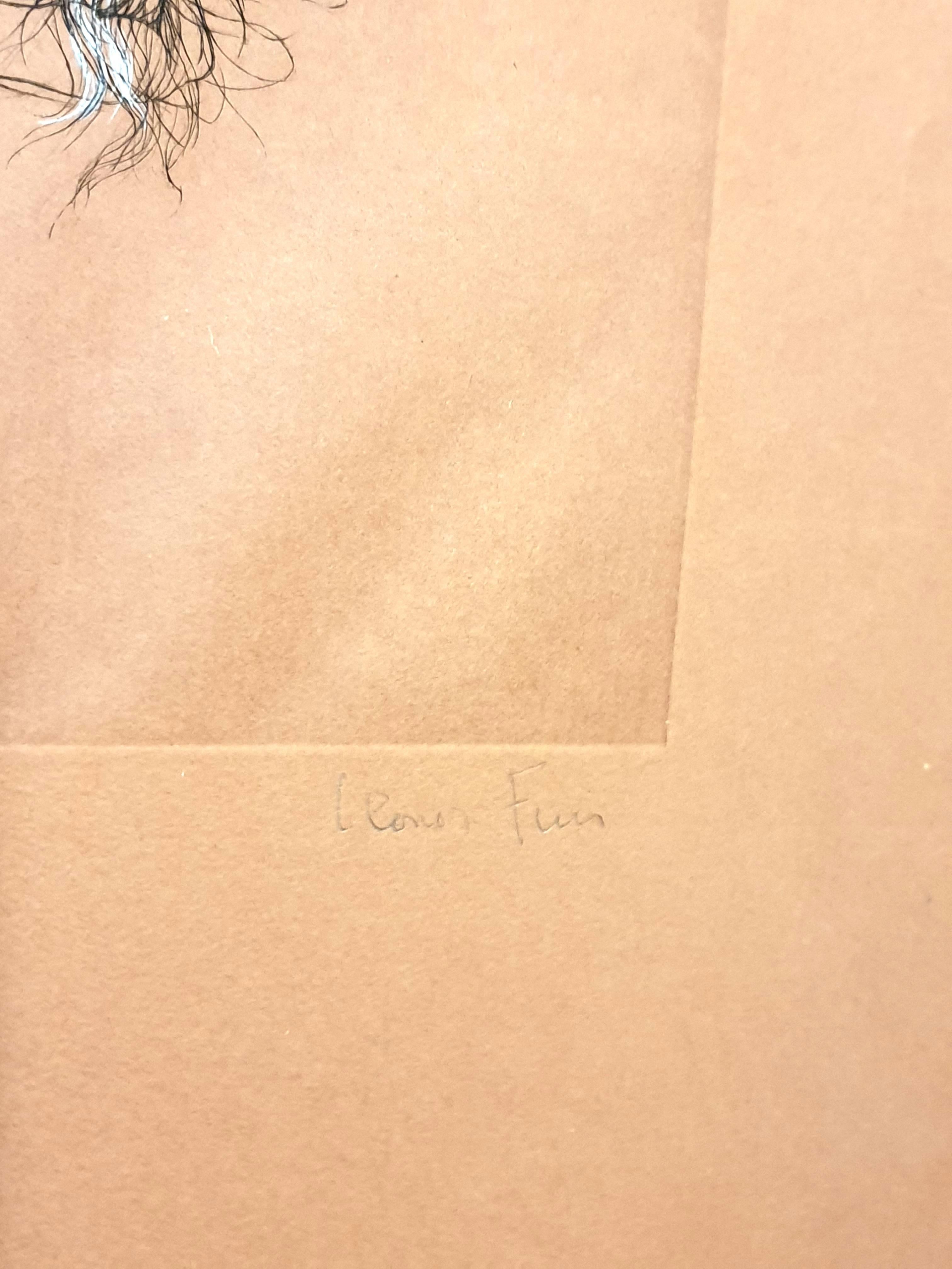 Leonor Fini - Prégnant - Lithographie originale signée à la main en vente 4