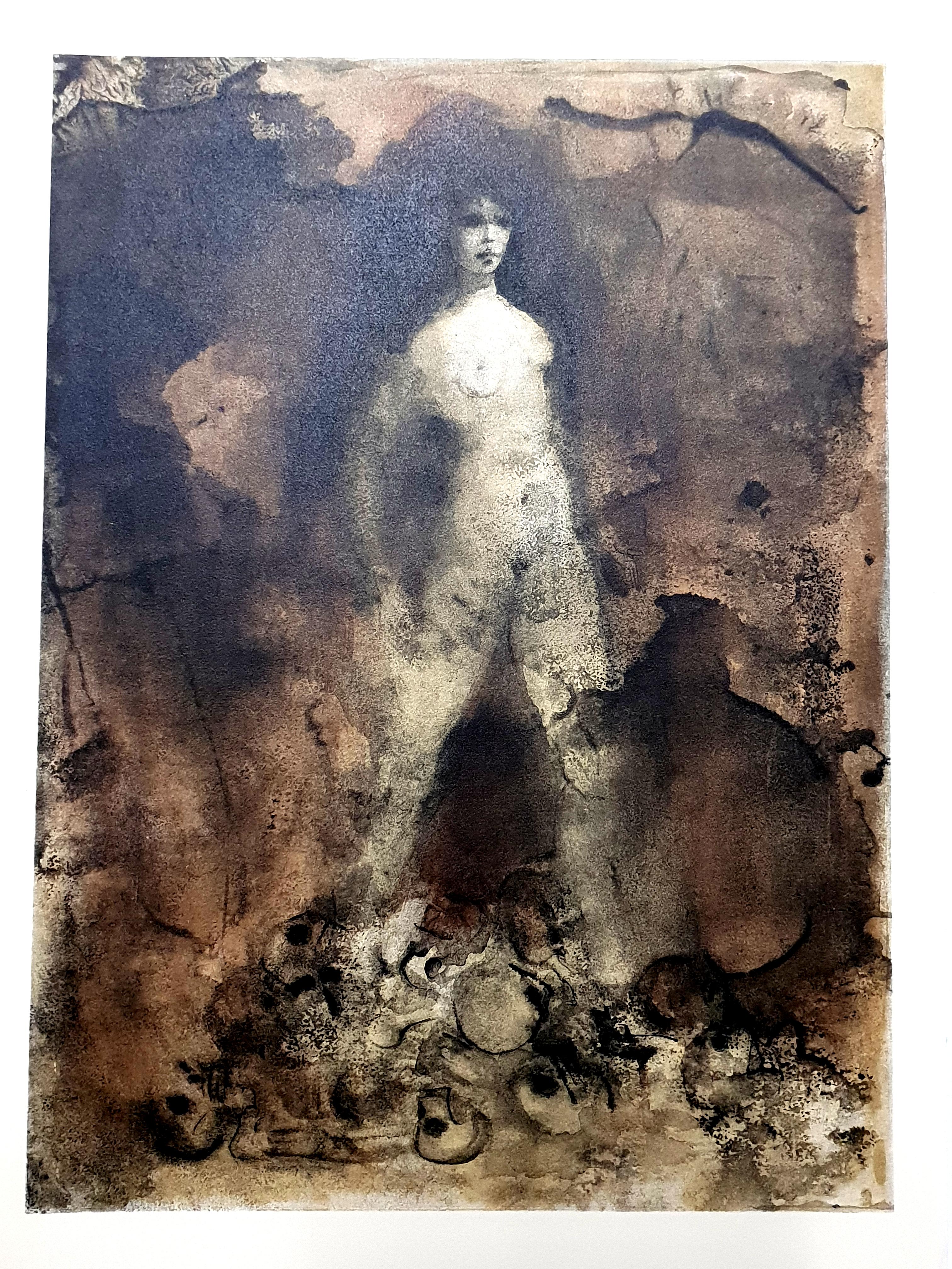 Leonor Fini - Stolz - Original-Lithographie
Die Blumen des Bösen
1964
Bedingungen: ausgezeichnet
Auflage: 500 
Abmessungen: 46 x 34 cm 
Editionen: Le Cercle du Livre Précieux, Paris
Unsigniert und nicht nummeriert wie ausgestellt