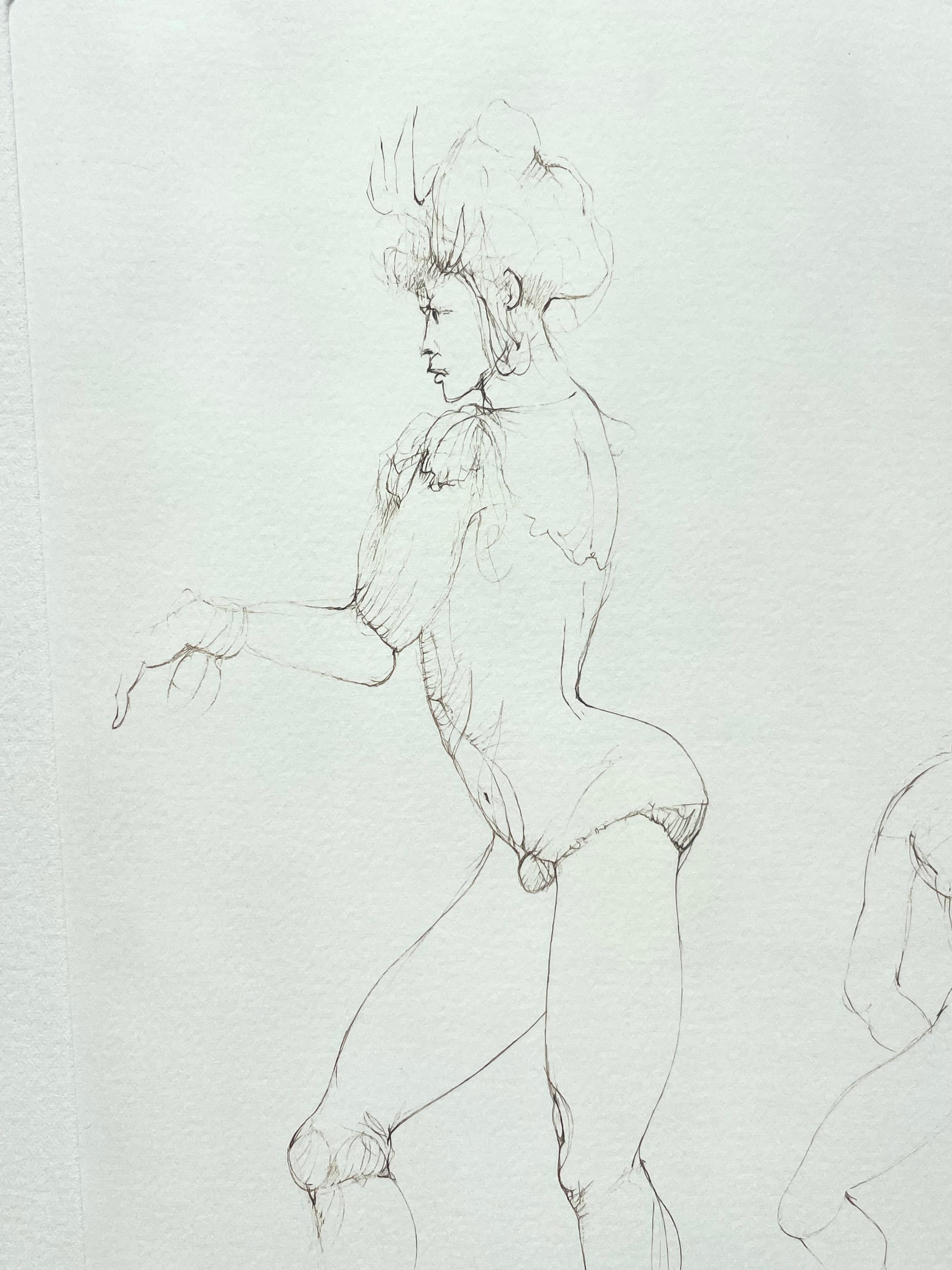 Leonor Fini, rare lithograph on Arches paper, circa 1980 For Sale 1