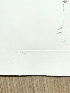 Leonor Fini, rare lithograph on Arches paper, circa 1980