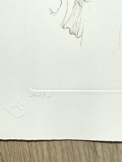 Leonor Fini, rare lithograph on Arches paper, circa 1980
