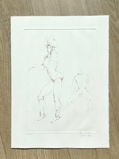 Leonor Fini, rara litografía sobre papel Arches, hacia 1980