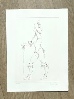 Leonor Fini, seltene Lithographie auf Arches-Papier, um 1980