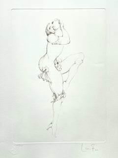 Leonor Fini, rare lithograph on Arches paper, circa 1980