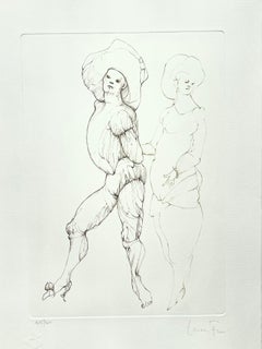 Leonor Fini, rare lithograph on Arches paper, circa 1980