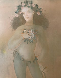 Leonor Fini, rare original lithograph on paper, circa 1970