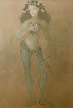 Leonor Fini, rare original lithograph on paper, circa 1970