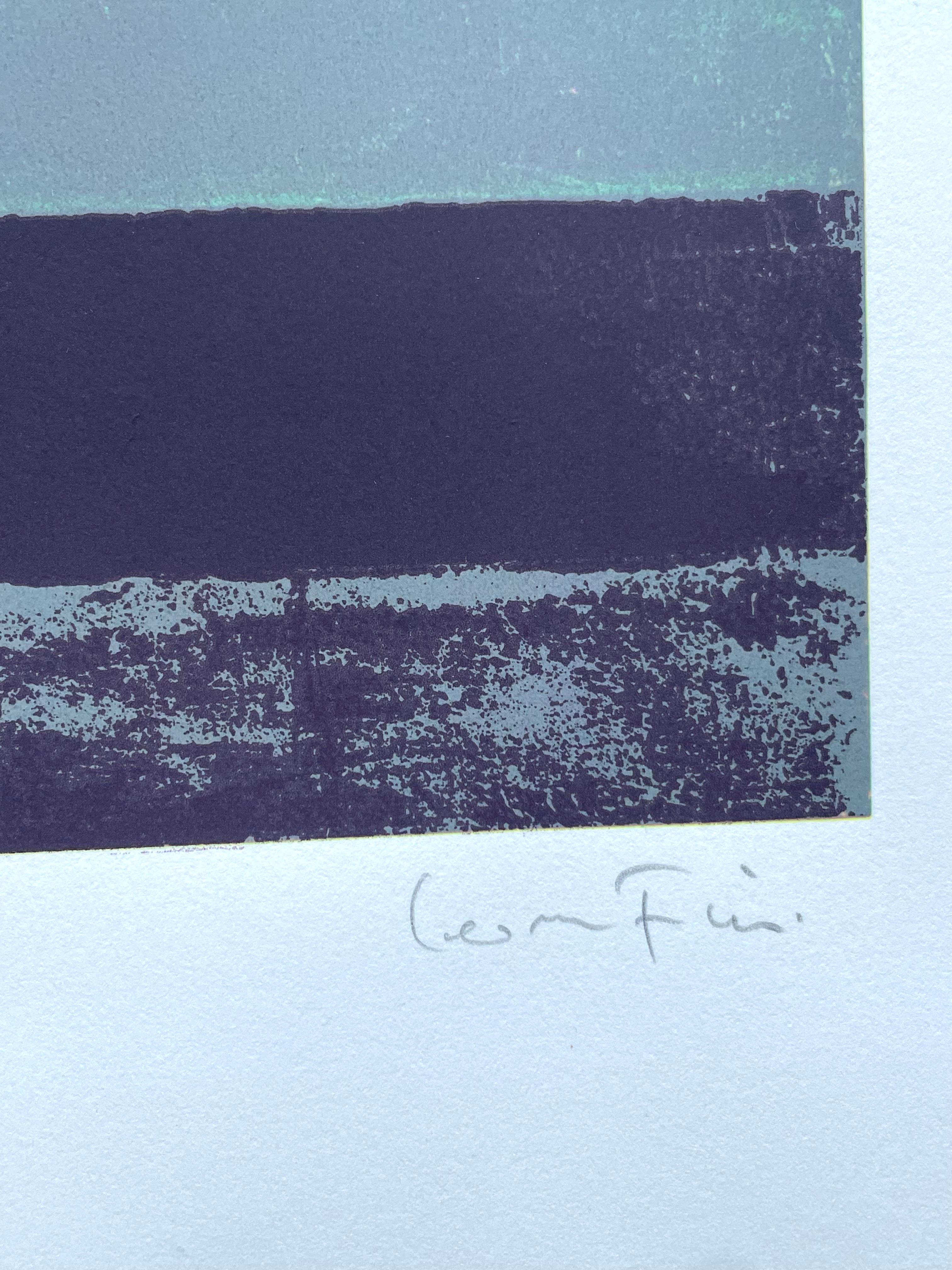 Leonor Fini, rara serigrafía original sobre papel Rives, hacia 1970 en venta 6