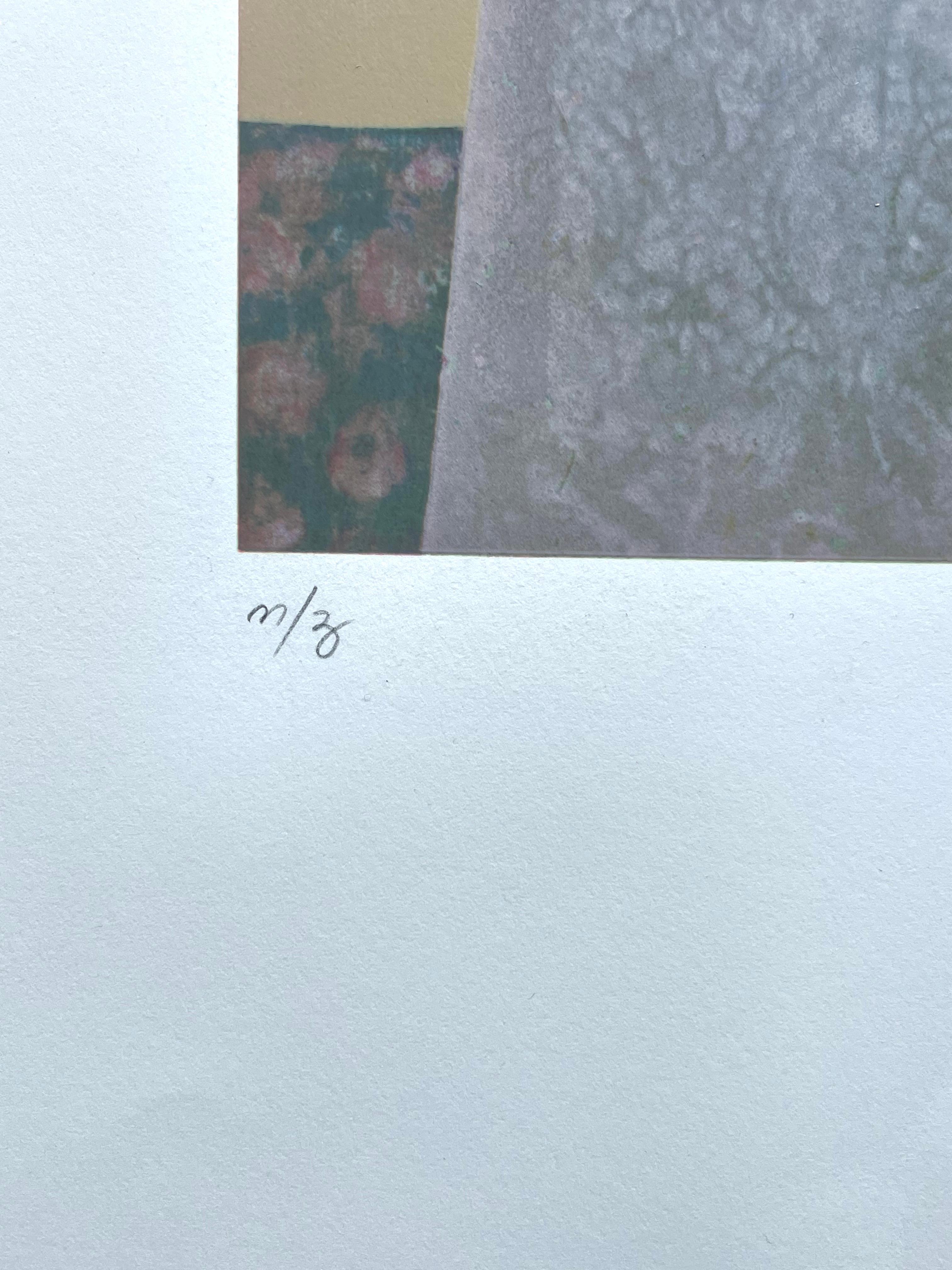 Leonor Fini, rara serigrafía original sobre papel Rives, hacia 1970 en venta 6