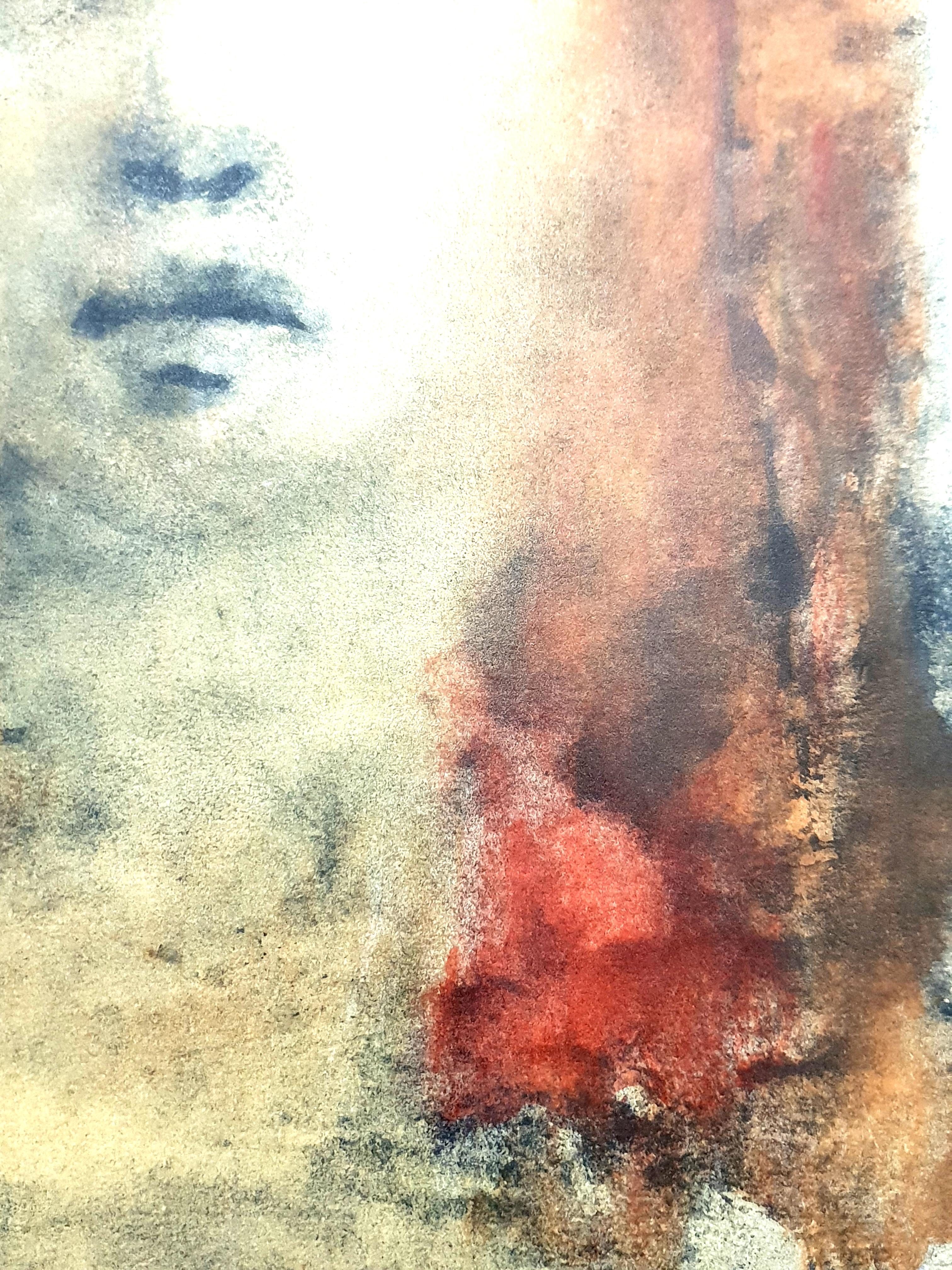 Leonor Fini - Red-Hair - Original Lithograph For Sale 2