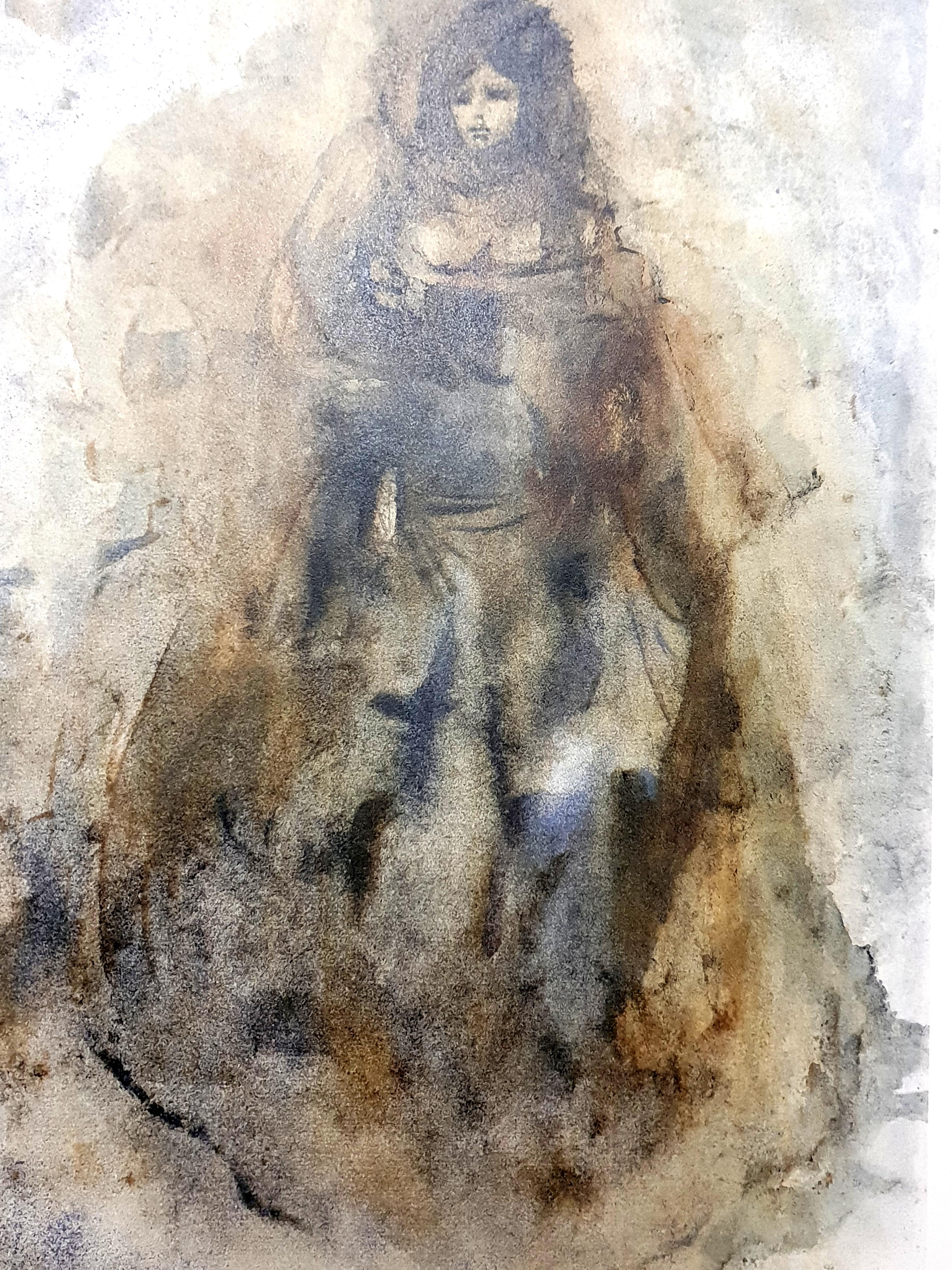 Leonor Fini - Tristeza - Litografía original en venta 5
