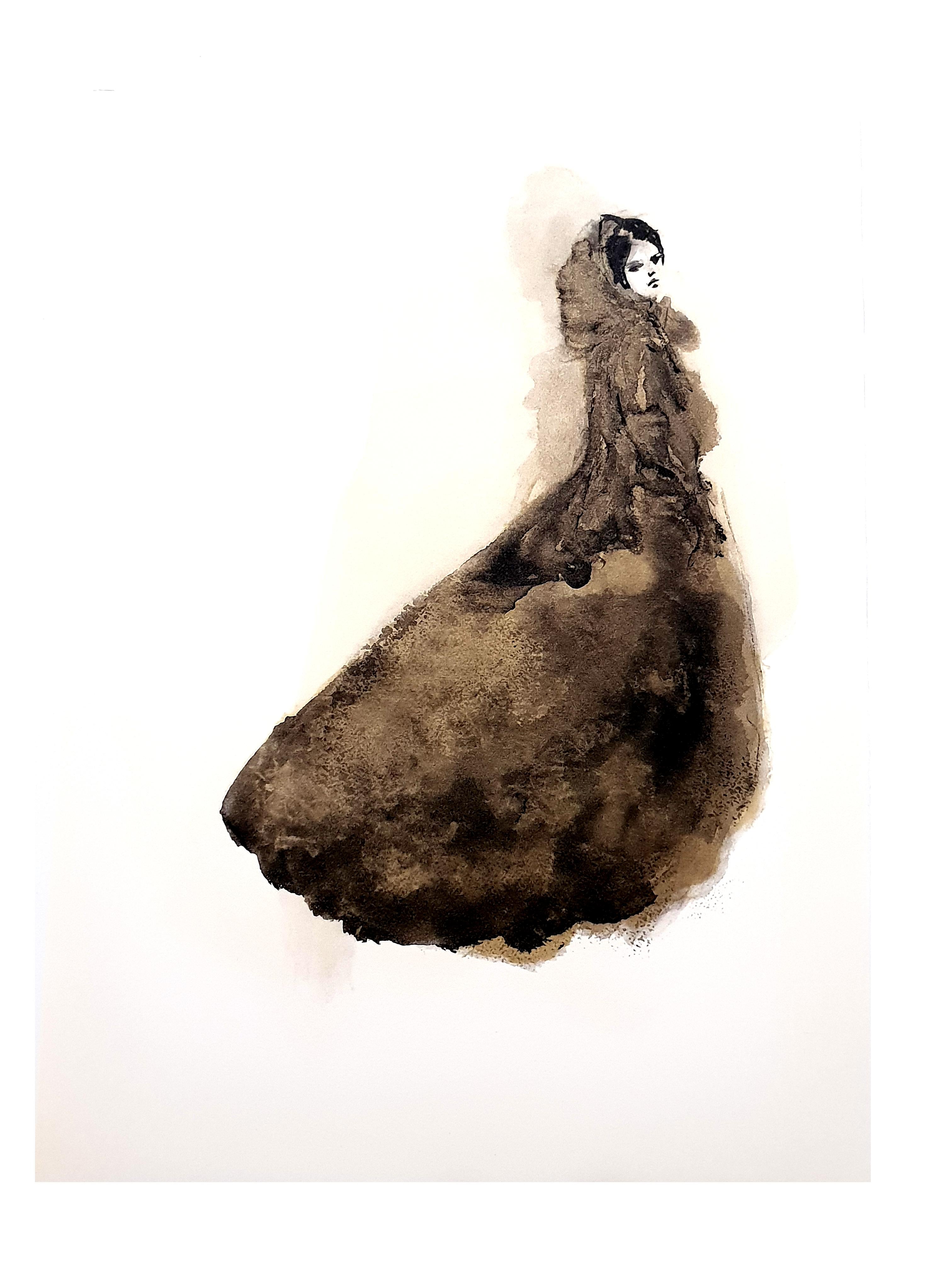 „ Saturday Night Dress“ von Leonor Fini – Original Lithographie im Angebot 3