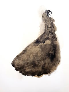 „ Saturday Night Dress“ von Leonor Fini – Original Lithographie