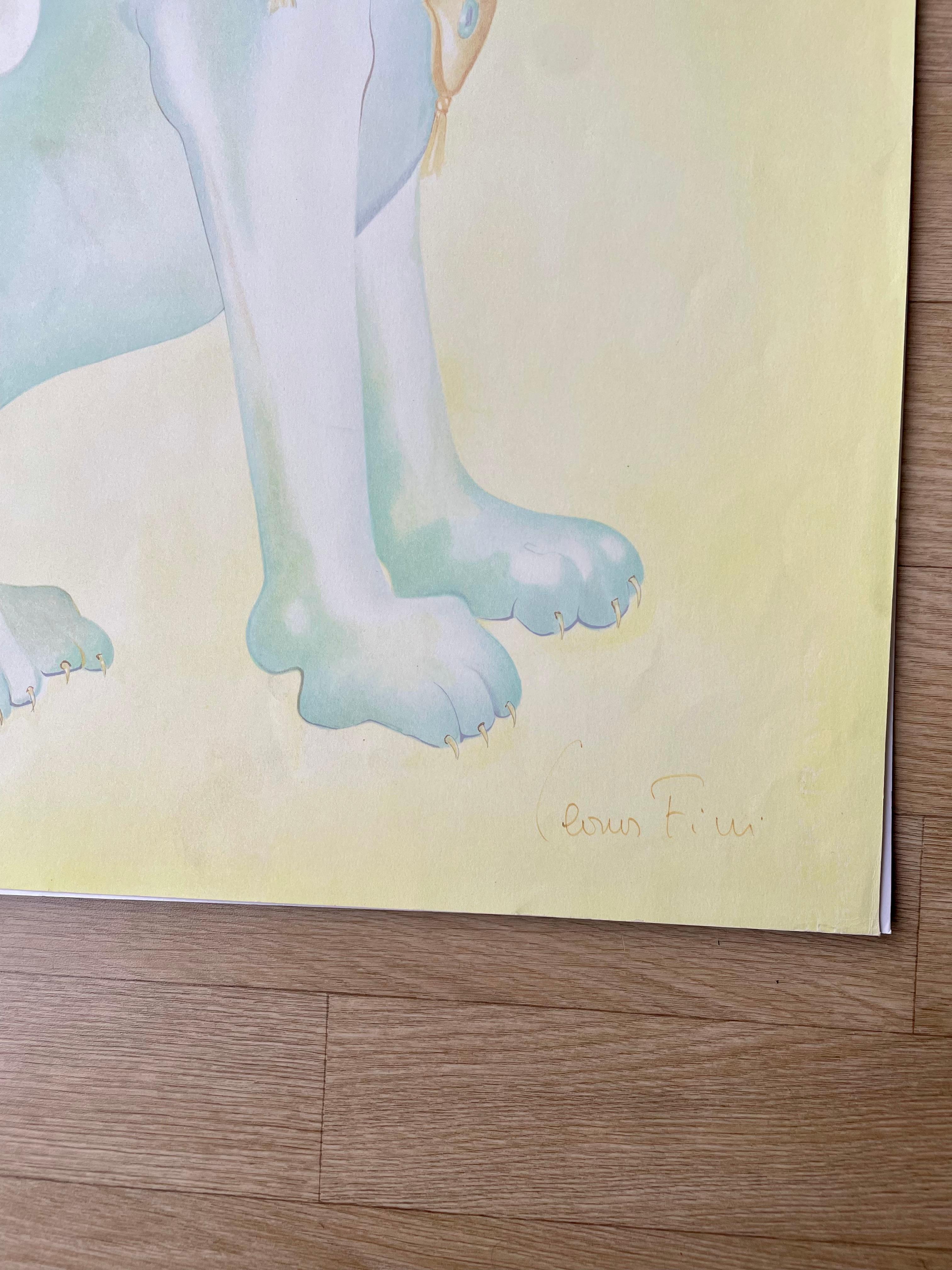 Leonor Fini, Sphinx Ariene, rare handsigned print For Sale 3