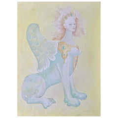 Leonor Fini, Sphinx Ariene, rare handsigned print