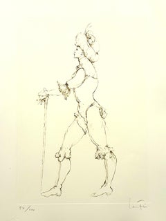 Leonor Fini - El Bastón - Litografía original firmada a mano