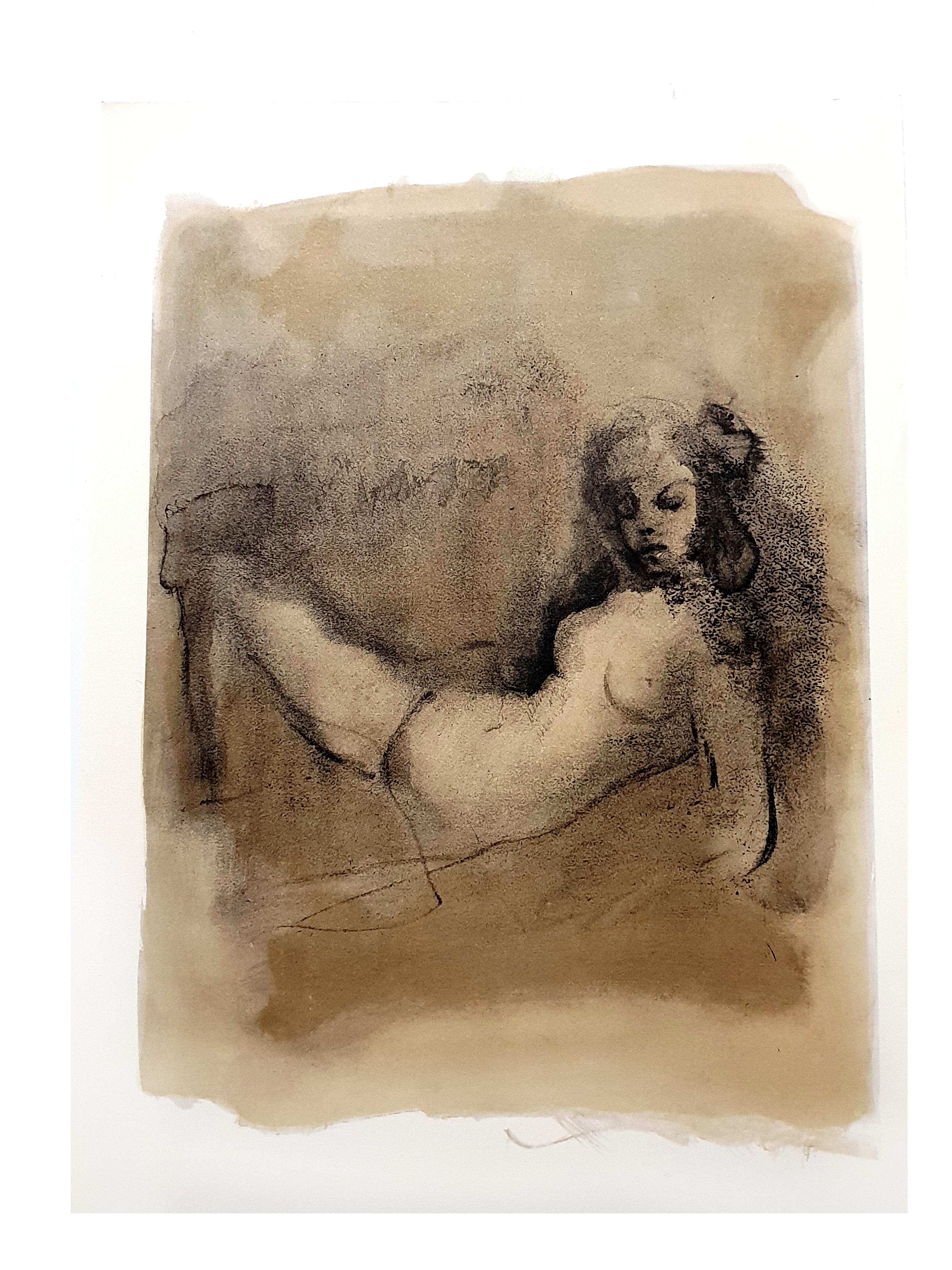 Leonor Fini - Thinking - Original Lithograph
The Flowers of Evil
1964
Conditions: excellent
Edition: 500 
Dimensions: 46 x 34 cm 
Editions: Le Cercle du Livre Précieux, Paris
Unsigned and unumbered as issued
