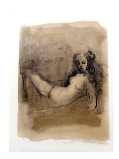 Leonor Fini - Thinking - Original Lithograph