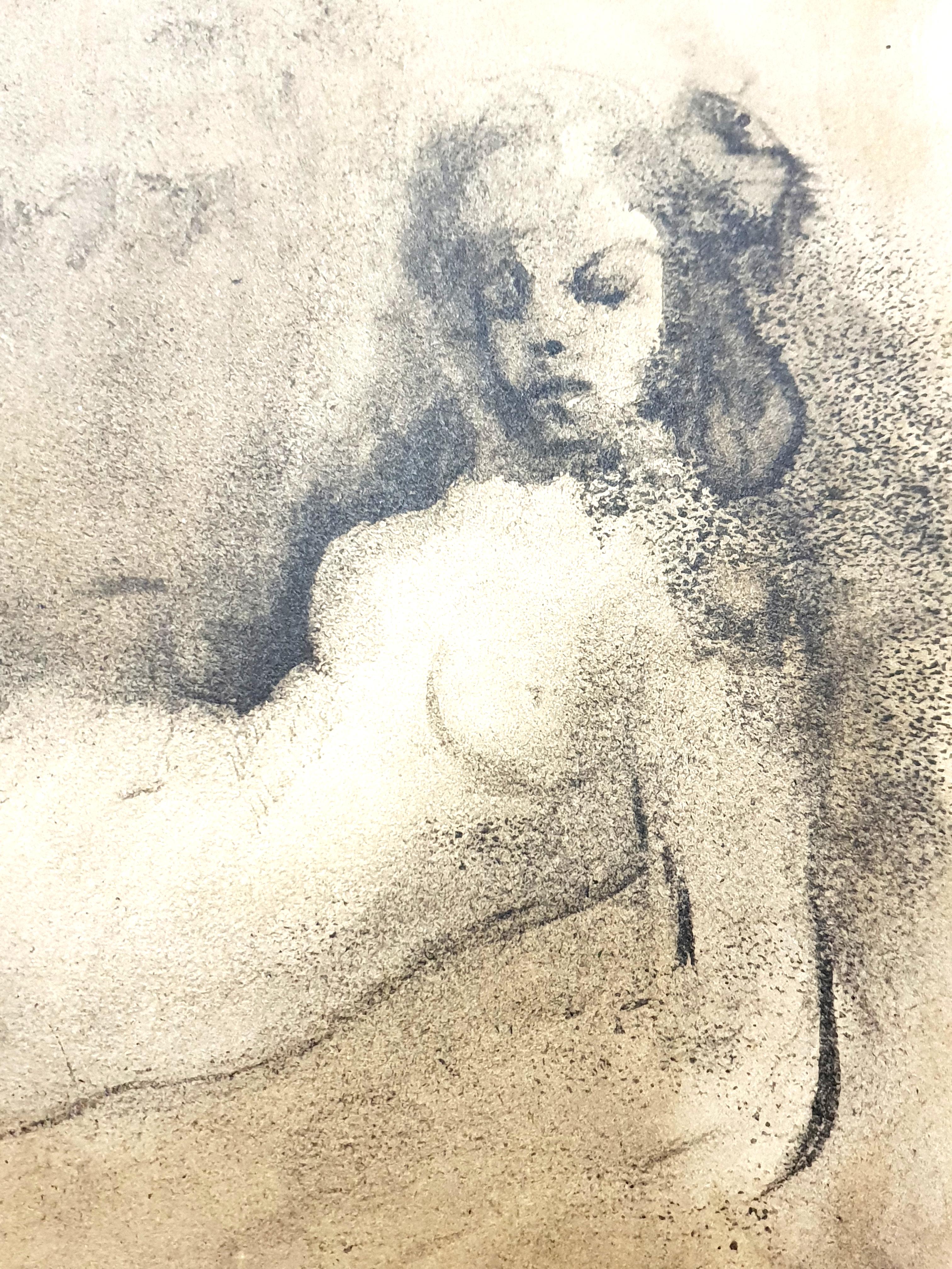 Leonor Fini - Thinking - Original Lithograph For Sale 2