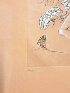 Leonor Fini - Toads  - Original Handsigned Lithograph