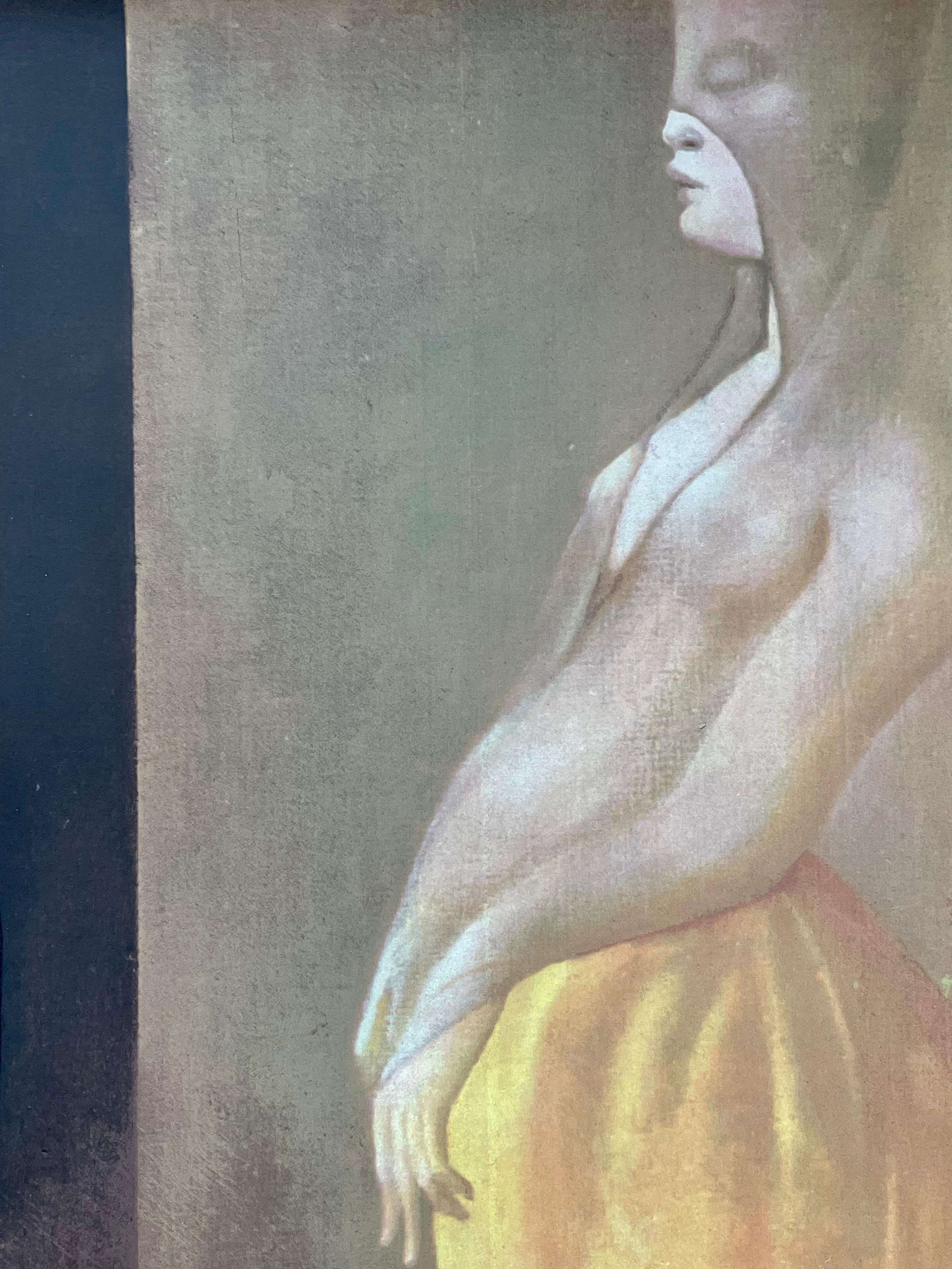 Leonor Fini, Two princesses and a bird, circa 1970 For Sale 5