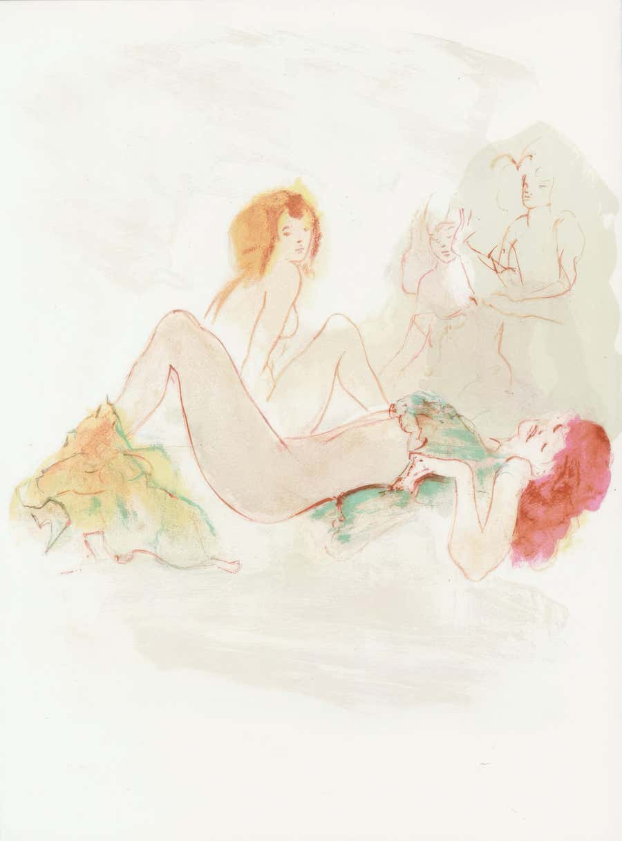 Leonor Fini, Untitled, from Parallelement, 1969