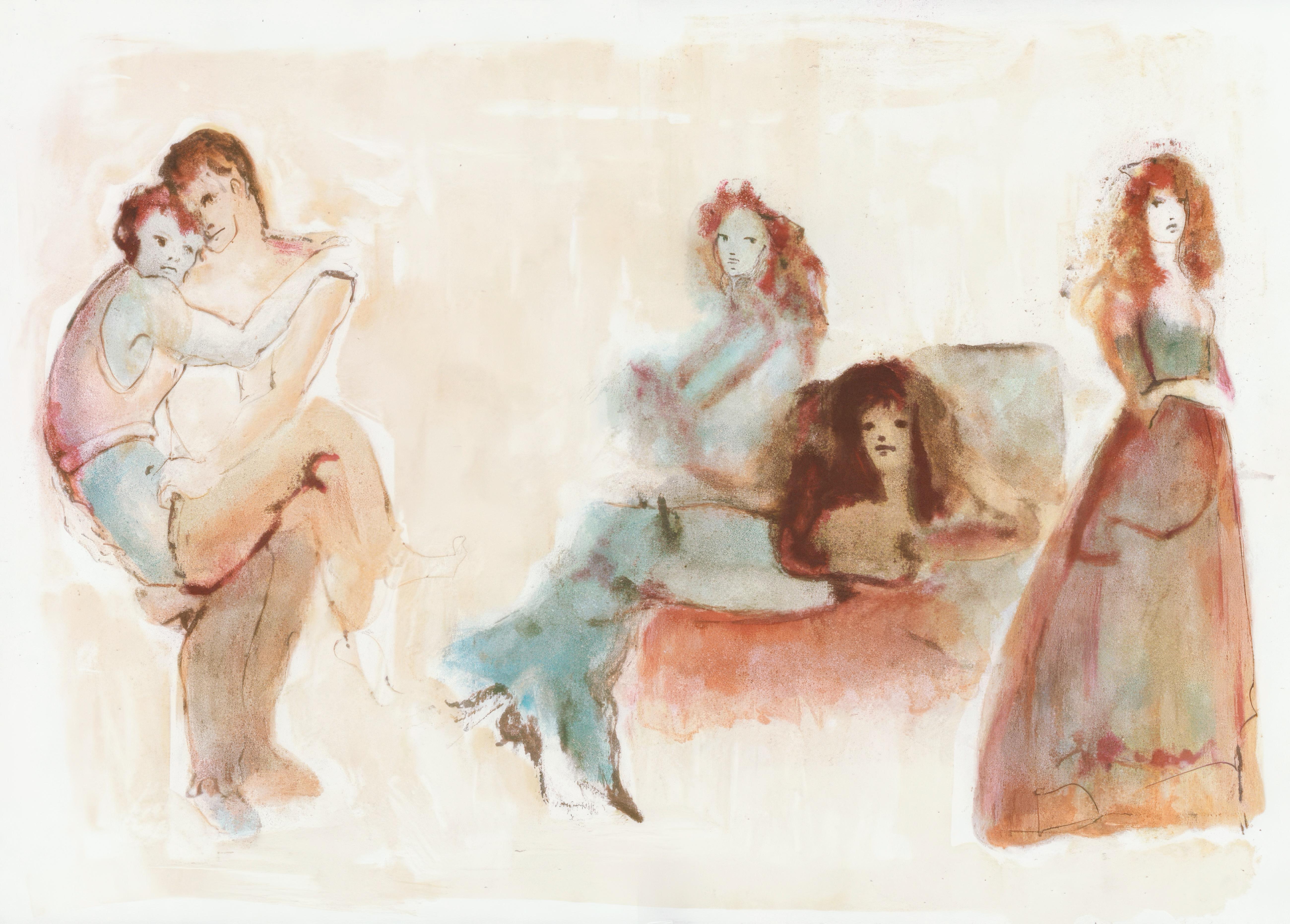 Leonor Fini, Sans titre, extrait de Parallele, 1969
