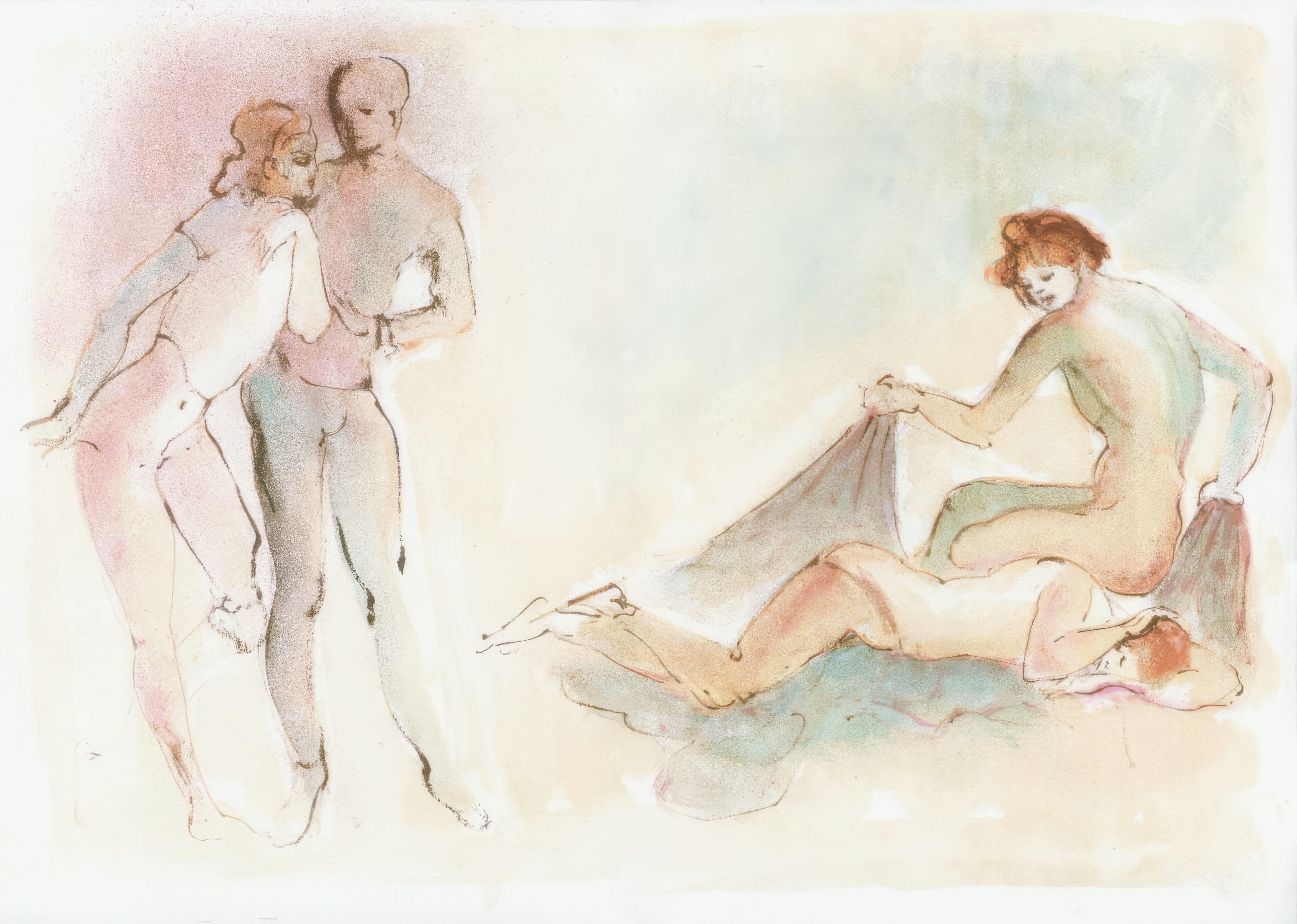 Leonor Fini, Sans titre, extrait de Parallele, 1969